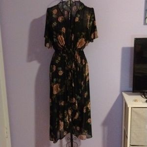 NWOT American Rag sheer floral dress
